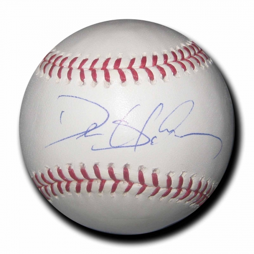 deion sanders autographed baseball